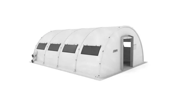 RAPID heavy duty high pressure inflatable shelters